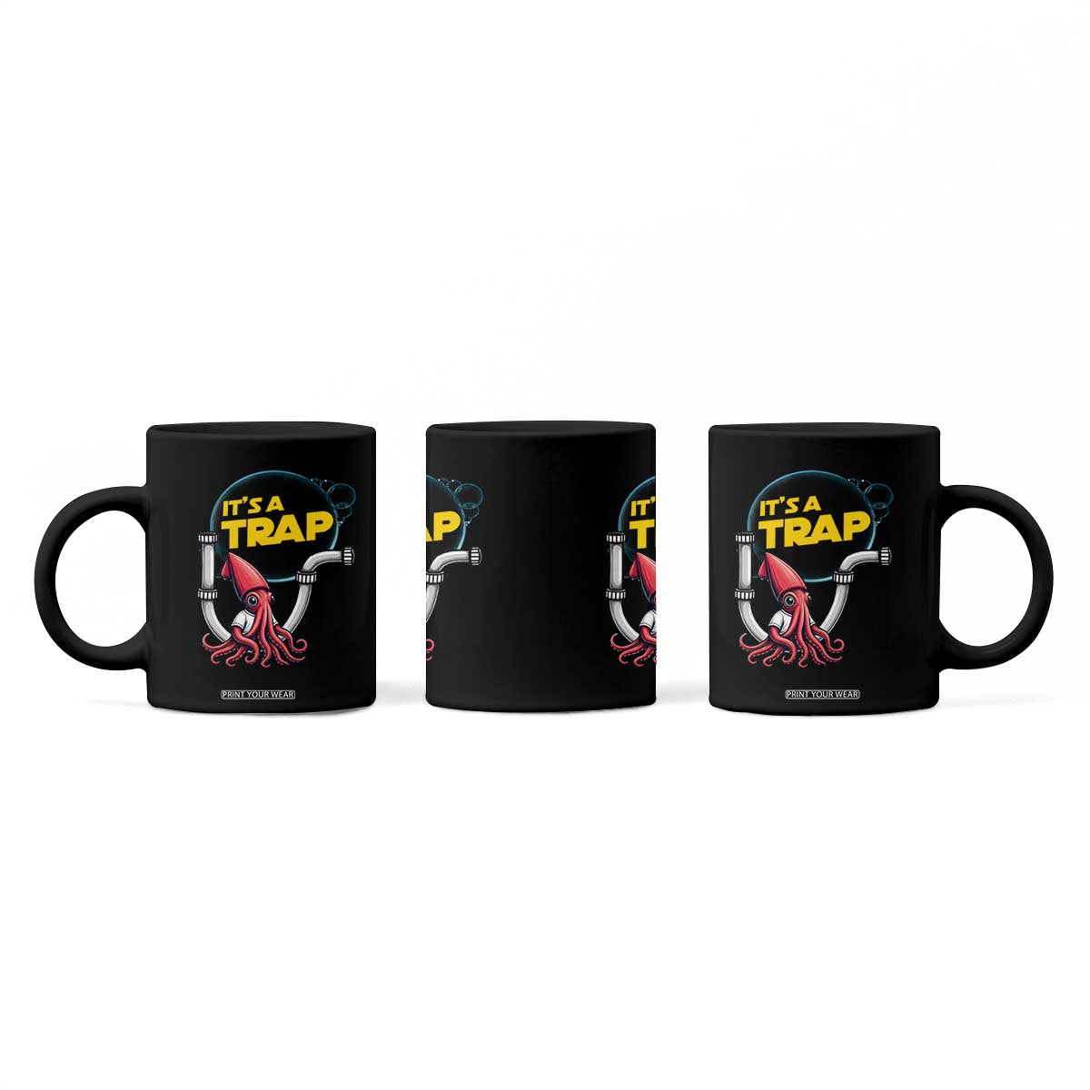 Funny Plumbing Plumber Coffee Mug It Is A Trap TS14 Print Your Wear