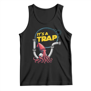 Funny Plumbing Plumber Tank Top It Is A Trap TS14 Black Print Your Wear
