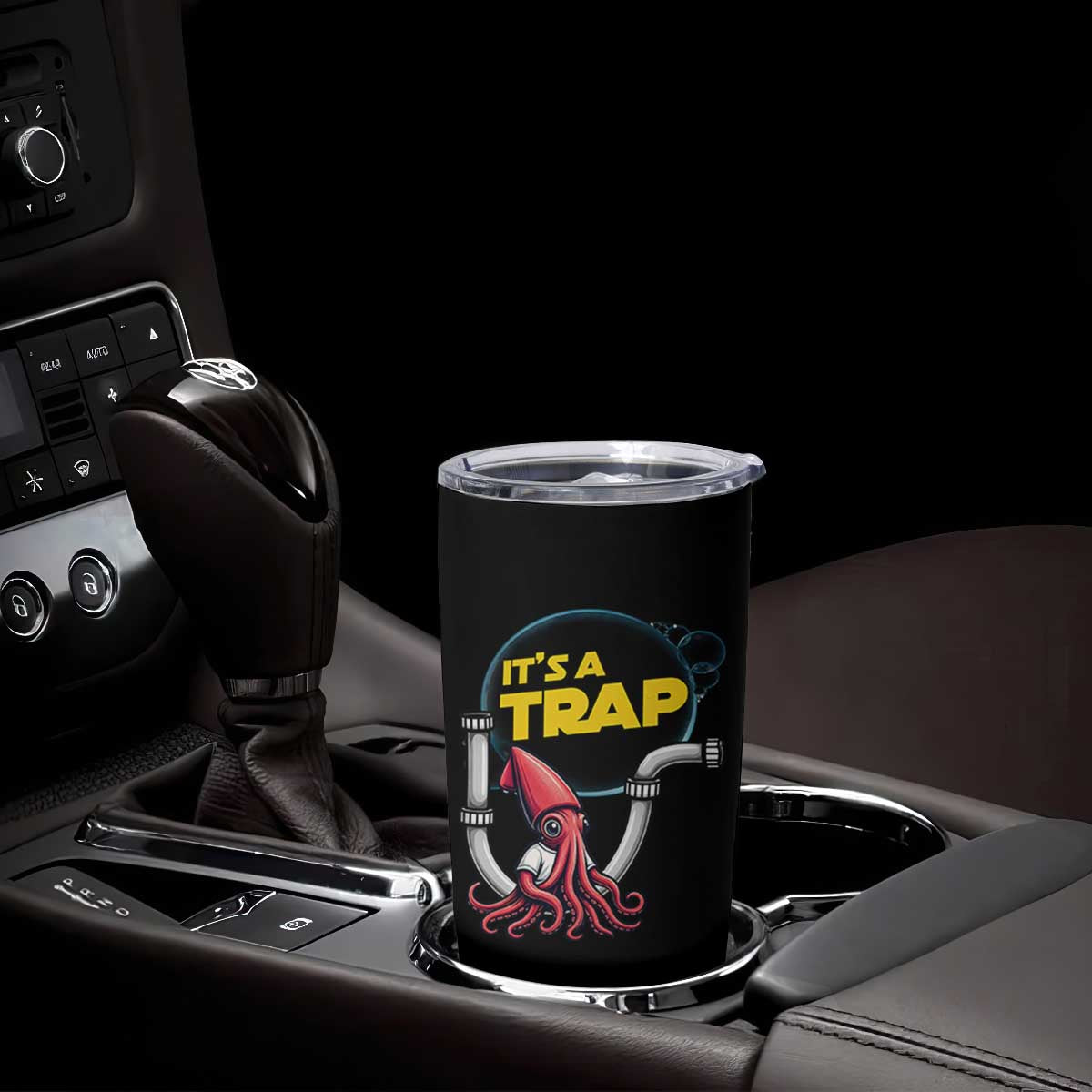 Funny Plumbing Plumber Tumbler Cup It Is A Trap TS14 Print Your Wear
