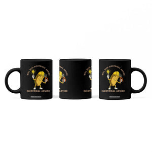 Funny Electrician Coffee Mug This Electrician Will Work For Tacos TS14 Print Your Wear