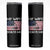 Funny Husband Sarcastic Skinny Tumbler American Flag My Wife Beats Me TS14 Black Print Your Wear