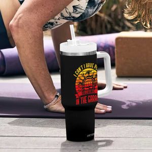 Funny Car Mechanic Tumbler With Handle I Cant I Have Plans In The Garage TS14 Print Your Wear
