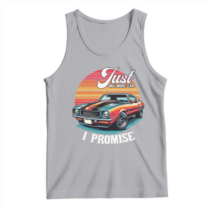 Funny Car Enthusiast Tank Top Just One More Car I Promise TS14 Athletic Heather Print Your Wear