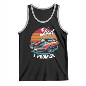 Funny Car Enthusiast Tank Top Just One More Car I Promise TS14 Black Athletic Heather Print Your Wear