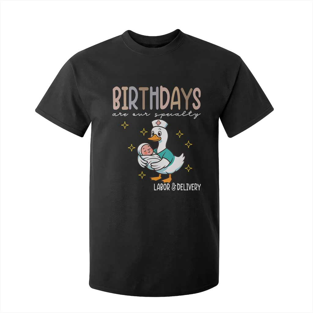 Labor And Delivery Nurse T Shirt For Kid Birthdays Are Our Specialty TS14 Black Print Your Wear