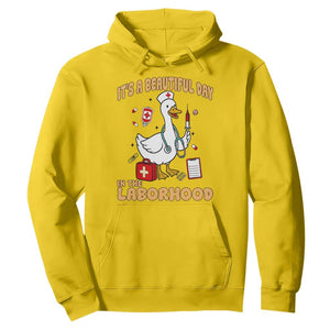 Goose ER Nurse Hoodie It Is A Beautiful Day In The Laborhood TS14 Daisy Print Your Wear