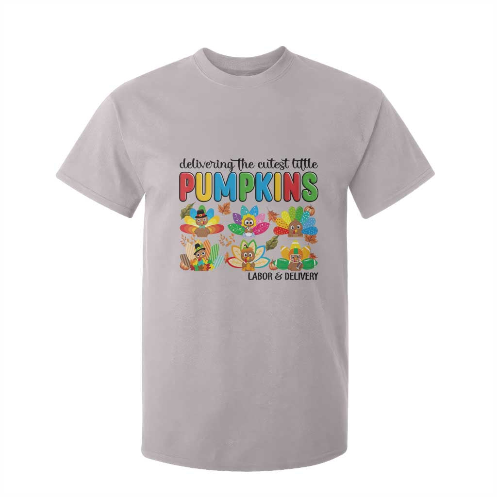 Thanksgiving Labor And Delivery Nurse T Shirt For Kid Cutest Turkeys TS14 Ice Gray Print Your Wear