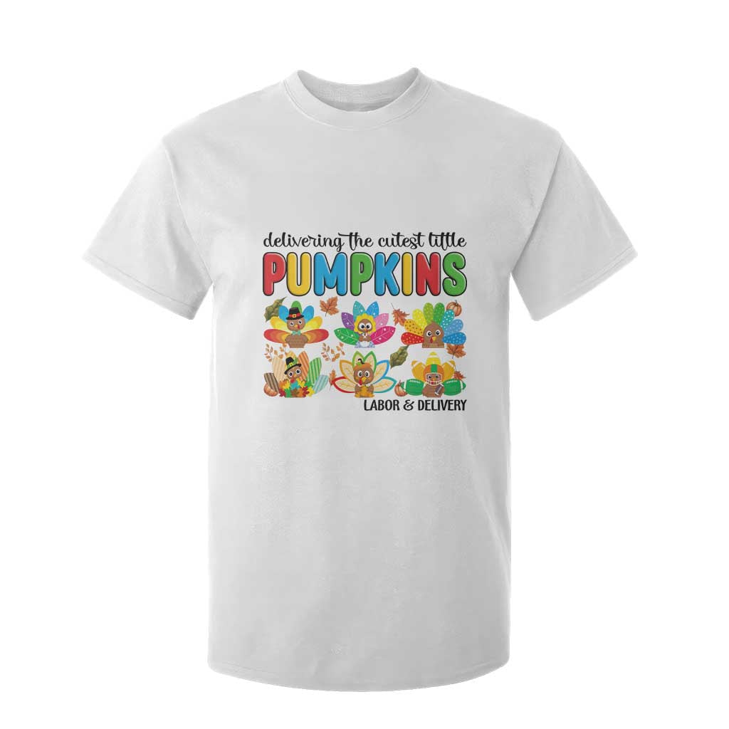 Thanksgiving Labor And Delivery Nurse T Shirt For Kid Cutest Turkeys TS14 White Print Your Wear