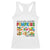 Thanksgiving Labor And Delivery Nurse Racerback Tank Top Cutest Turkeys TS14 White Print Your Wear