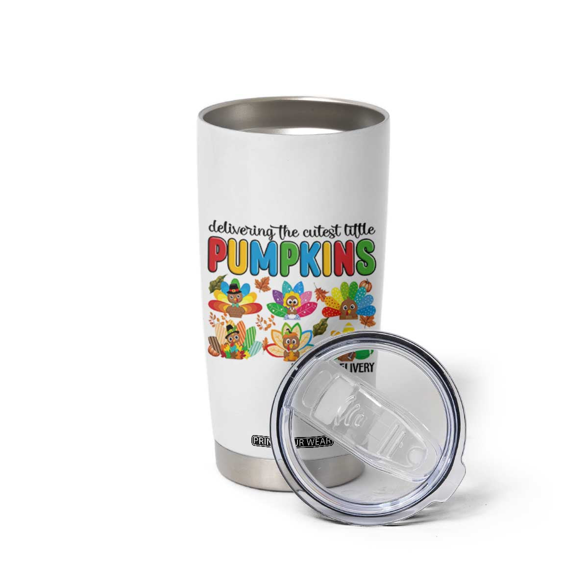 Thanksgiving Labor And Delivery Nurse Tumbler Cup Cutest Turkeys TS14 Print Your Wear