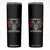 Skull Biker American Flag Motorcycle Biker Son Skinny Tumbler TS14 Black Print Your Wear