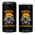 Funny Skull Motocycle Halloween Biker Son 4 in 1 Can Cooler Tumbler Biker Boy It's Like A Normal Boy But Much Cooler TS14 One Size: 16 oz Black Print Your Wear