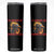 Funny Biker Skeleton Motorcycle Rider Skinny Tumbler I Would Rather Be Cranking My Hog TS14 Black Print Your Wear