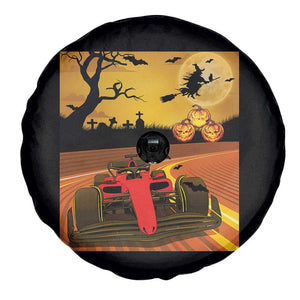 Vintage Race Car Halloween Pumpkin Retro Racing Spare Tire Cover TS14 Print Your Wear