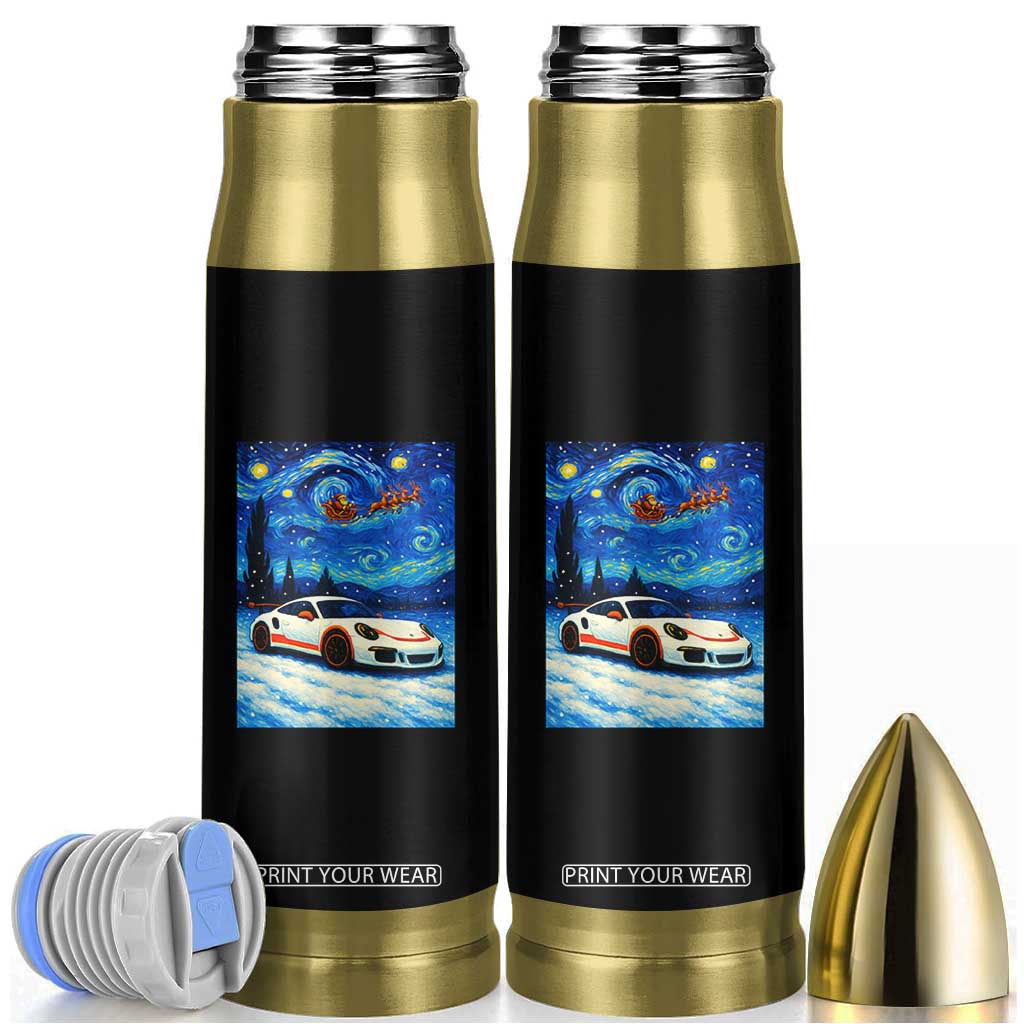Racing Sports Car Bullet Tumbler Porsche 911 Starry Night Racing Silhouette TS14 Black Print Your Wear
