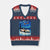 Racing Sports Car V-Neck Knit Sweater Vest Porsche 911 Starry Night Racing Silhouette TS14 Navy Red Print Your Wear