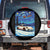 Racing Sports Car Spare Tire Cover Porsche 911 Starry Night Racing Silhouette TS14 No hole Black Print Your Wear