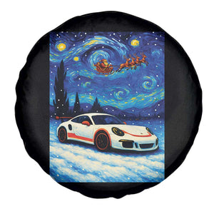 Racing Sports Car Spare Tire Cover Porsche 911 Starry Night Racing Silhouette TS14 Print Your Wear