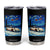Racing Sports Car Tumbler Cup Porsche 911 Starry Night Racing Silhouette TS14 Black Print Your Wear