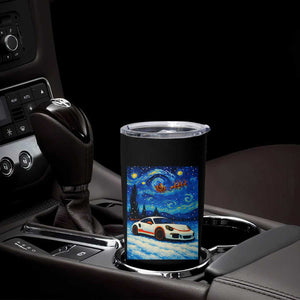Racing Sports Car Tumbler Cup Porsche 911 Starry Night Racing Silhouette TS14 Print Your Wear