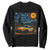 Racing Sports Sweatshirt Starry Night 911 Silhouette Halloween TS14 Black Print Your Wear