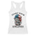 Checkered American Flag Racing Racerback Tank Top Start Your Engines Race Car TS14 White Print Your Wear
