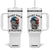 Checkered American Flag Racing Tumbler With Handle Start Your Engines Race Car TS14 One Size: 40 oz White Print Your Wear