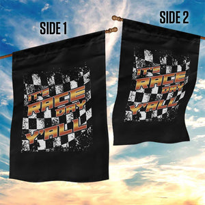 Racing Checkered Flag Garden Flag It Is Race Day Y'all Dirt Track TS14 Print Your Wear