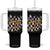 Racing Checkered Flag Tumbler With Handle It Is Race Day Y'all Dirt Track TS14 One Size: 40 oz Black Print Your Wear