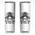 Racing Checkered Flag Messy Bun Race Day Skinny Tumbler TS14 White Print Your Wear