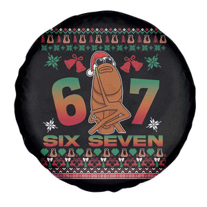 67 Six Seven Christmas Spare Tire Cover Marcus The Worm Robert Meme TS14 Print Your Wear