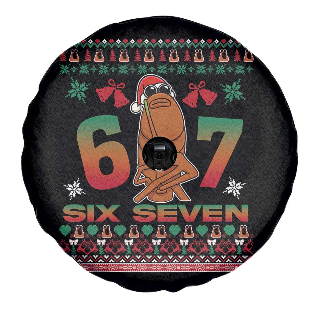 67 Six Seven Christmas Spare Tire Cover Marcus The Worm Robert Meme TS14 Print Your Wear