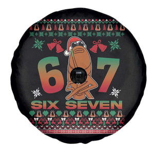 67 Six Seven Christmas Spare Tire Cover Marcus The Worm Robert Meme TS14 Print Your Wear