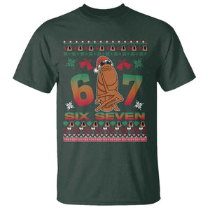67 Six Seven Christmas T Shirt Marcus The Worm Robert Meme TS14 Dark Forest Green Print Your Wear