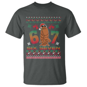 67 Six Seven Christmas T Shirt Marcus The Worm Robert Meme TS14 Dark Heather Print Your Wear
