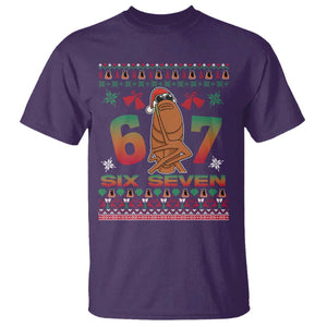 67 Six Seven Christmas T Shirt Marcus The Worm Robert Meme TS14 Purple Print Your Wear