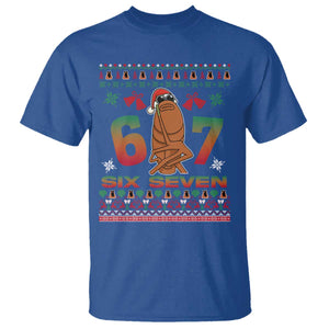 67 Six Seven Christmas T Shirt Marcus The Worm Robert Meme TS14 Royal Blue Print Your Wear