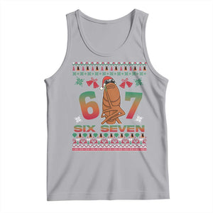 67 Six Seven Christmas Tank Top Marcus The Worm Robert Meme TS14 Athletic Heather Print Your Wear