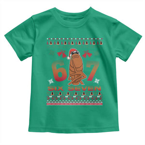67 Six Seven Christmas Toddler T Shirt Marcus The Worm Robert Meme TS14 Irish Green Print Your Wear