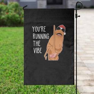 Marcus The Worm Robert Meme Christmas Garden Flag You Are Running The Vibe - Print Your Wear
