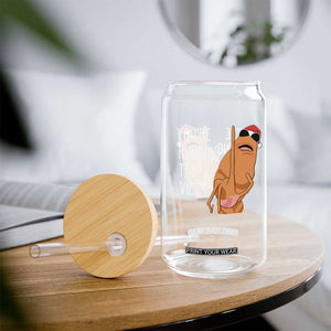 Marcus The Worm Robert Meme Christmas Glass Can You Are Running The Vibe - Print Your Wear
