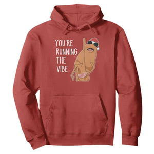 Marcus The Worm Robert Meme Christmas Hoodie You Are Running The Vibe TS14 Red Print Your Wear