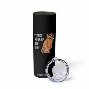 Marcus The Worm Robert Meme Christmas Skinny Tumbler You Are Running The Vibe - Print Your Wear