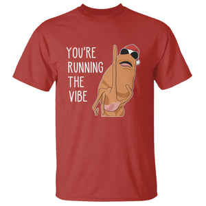 Marcus The Worm Robert Meme Christmas T Shirt You Are Running The Vibe TS14 Red Print Your Wear