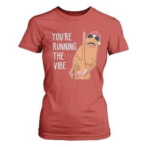 Marcus The Worm Robert Meme Christmas T Shirt For Women You Are Running The Vibe TS14 Red Print Your Wear