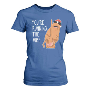 Marcus The Worm Robert Meme Christmas T Shirt For Women You Are Running The Vibe TS14 Royal Blue Print Your Wear