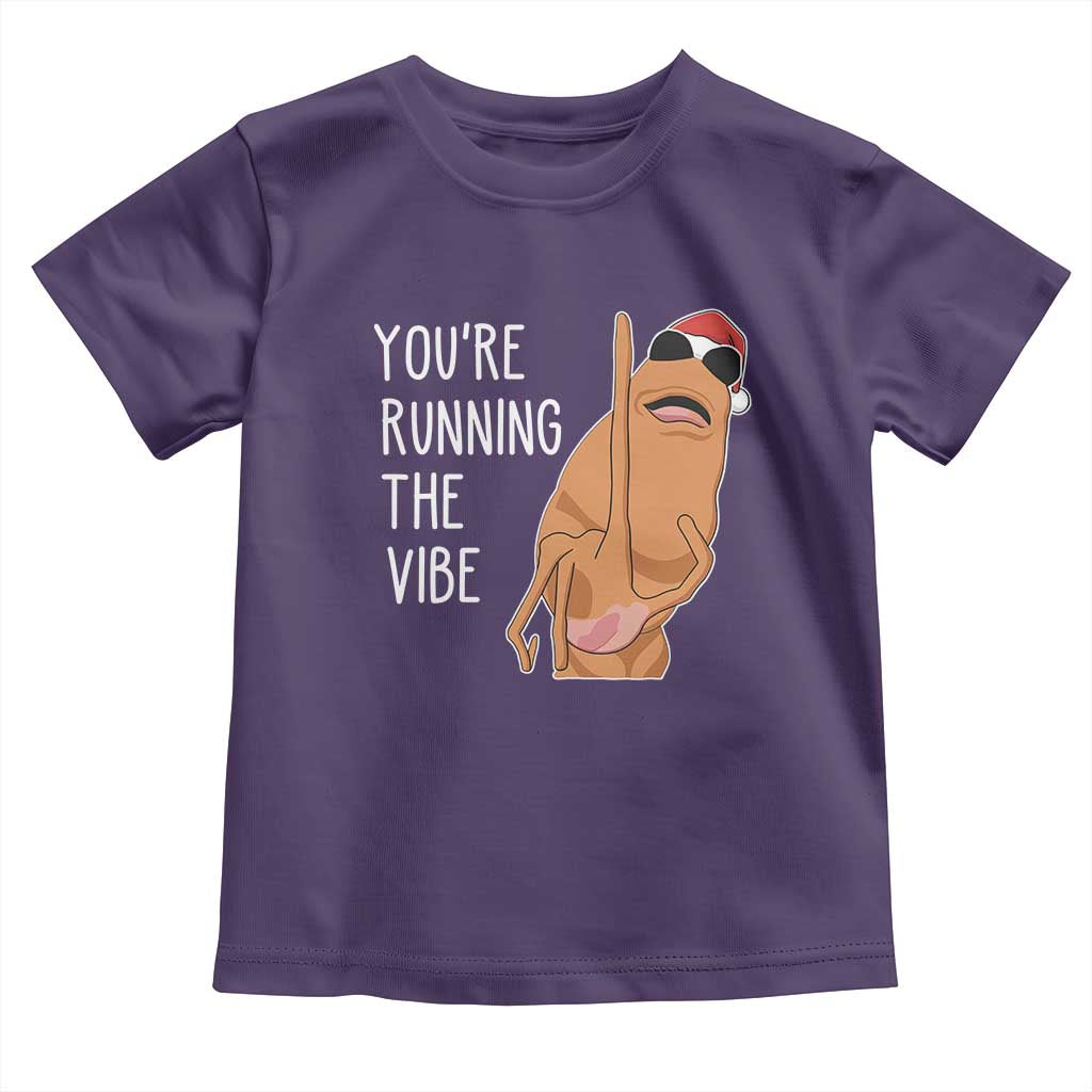 Marcus The Worm Robert Meme Christmas Toddler T Shirt You Are Running The Vibe TS14 Purple Print Your Wear
