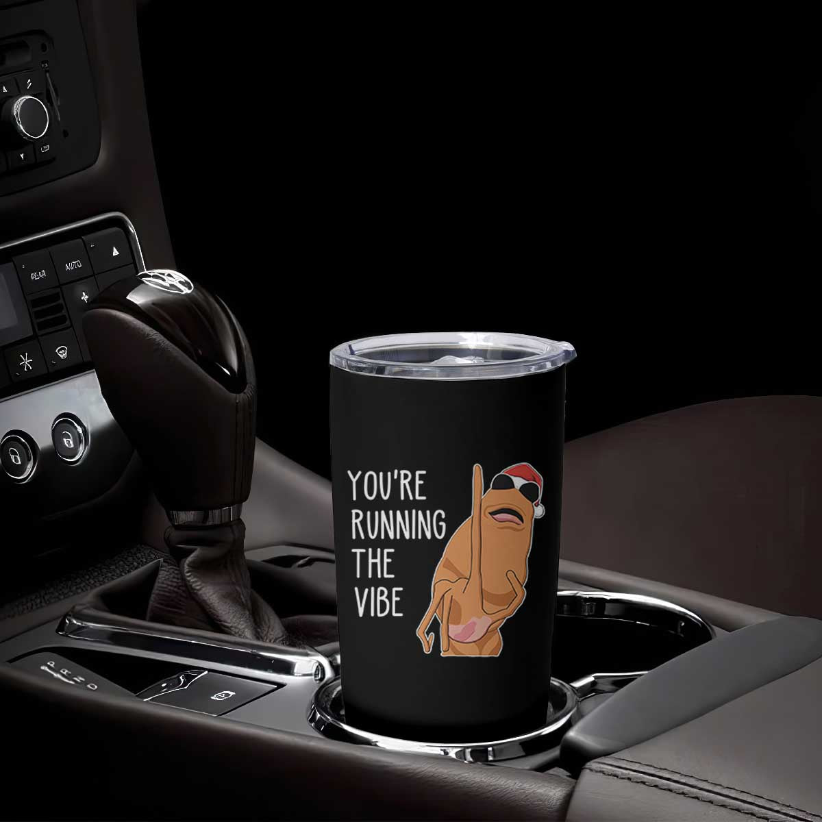 Marcus The Worm Robert Meme Christmas Tumbler Cup You Are Running The Vibe TS14 Print Your Wear