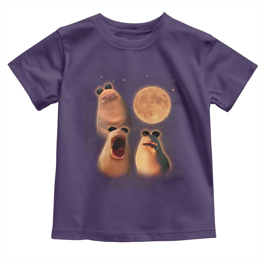 Marcus The Worm Meme Toddler T Shirt Funny Howling At Moon TS14 Purple Print Your Wear