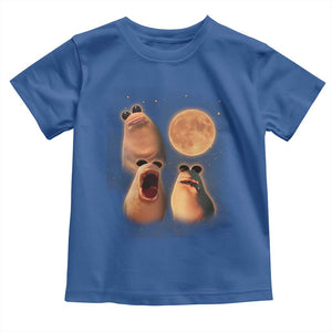 Marcus The Worm Meme Toddler T Shirt Funny Howling At Moon TS14 Royal Blue Print Your Wear